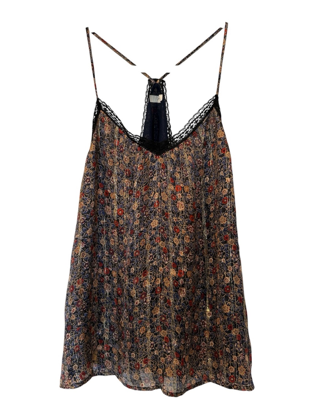 Joie Silk Metalic Top